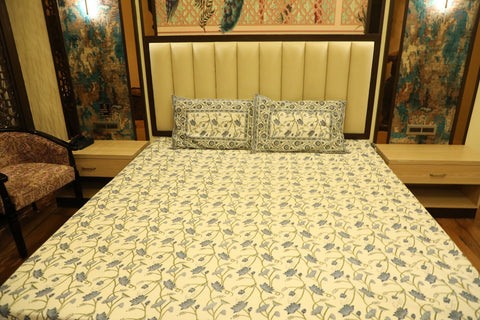 Hand Block Printed Bed Cover- Serenity for Your Space