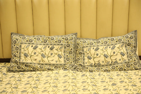 Hand Block Printed Bed Cover- Serenity for Your Space