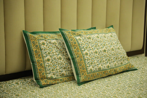 Hand Block Printed Bed Cover- “Where Nature Lives in Every Thread
